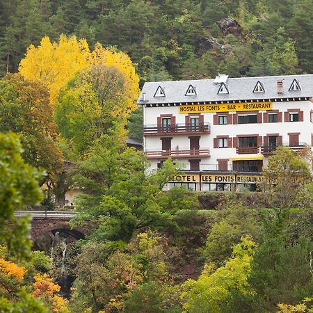 Hostal Les Fonts 카스테야르 데 누그 외부 사진