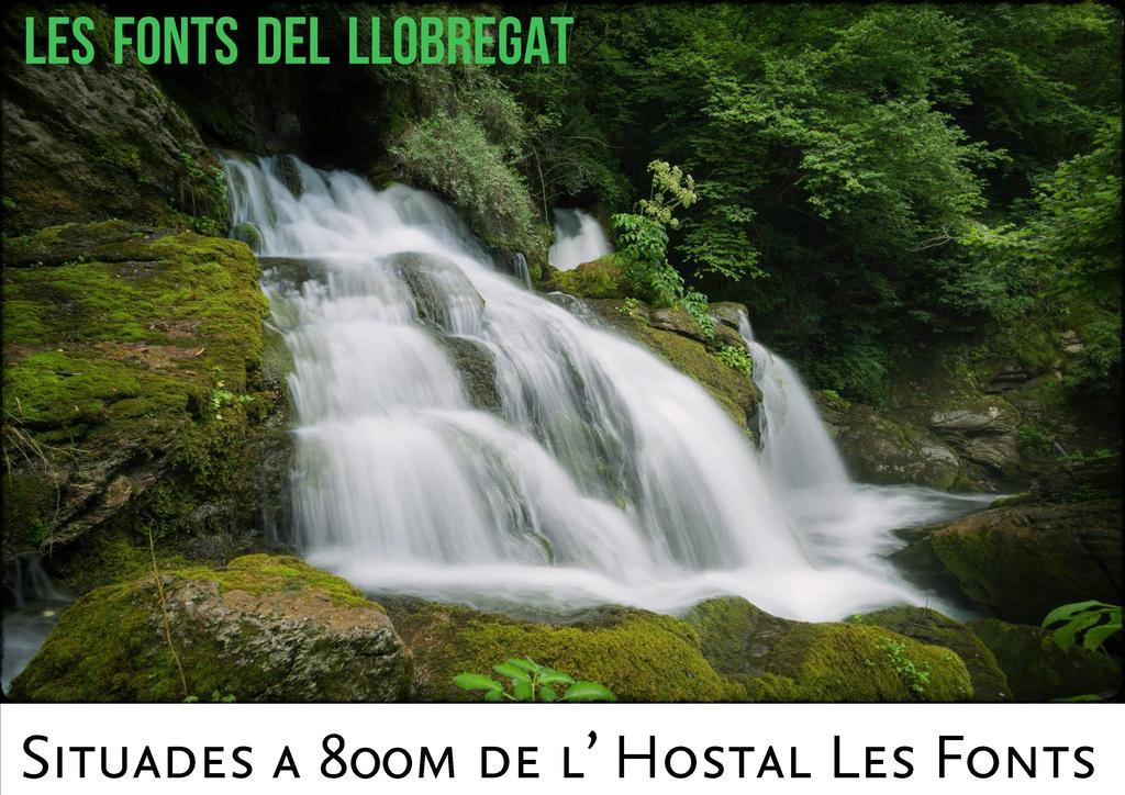 Hostal Les Fonts 카스테야르 데 누그 외부 사진