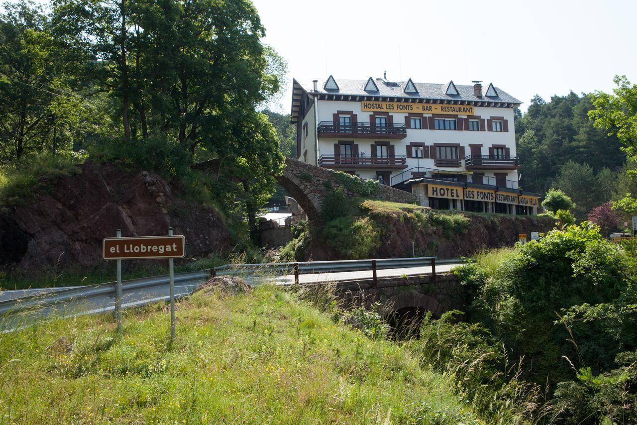 Hostal Les Fonts 카스테야르 데 누그 외부 사진